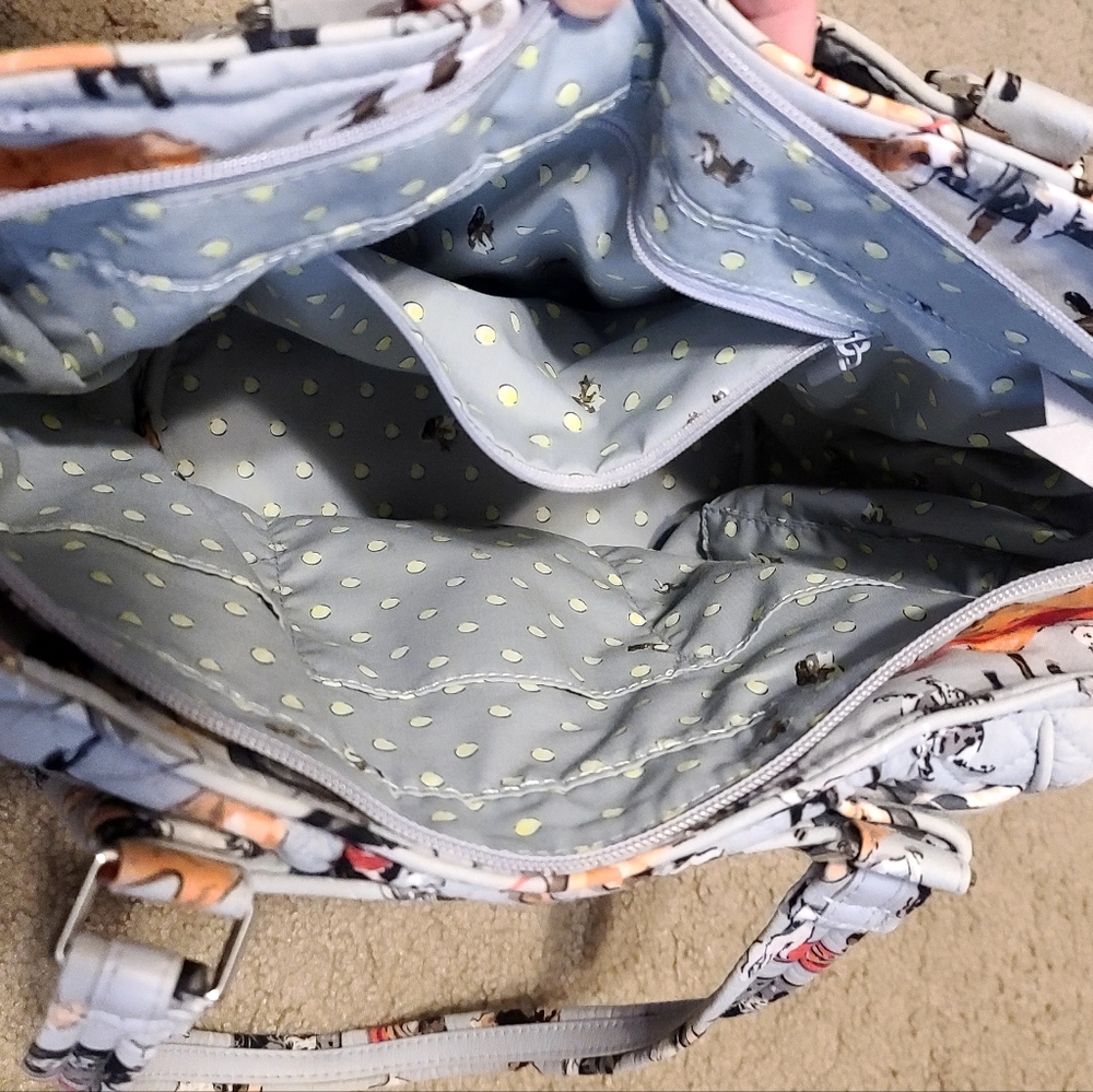 Vera Bradley, Dog Show Tote Bag - Grayish Blue - Picture 6 of 11